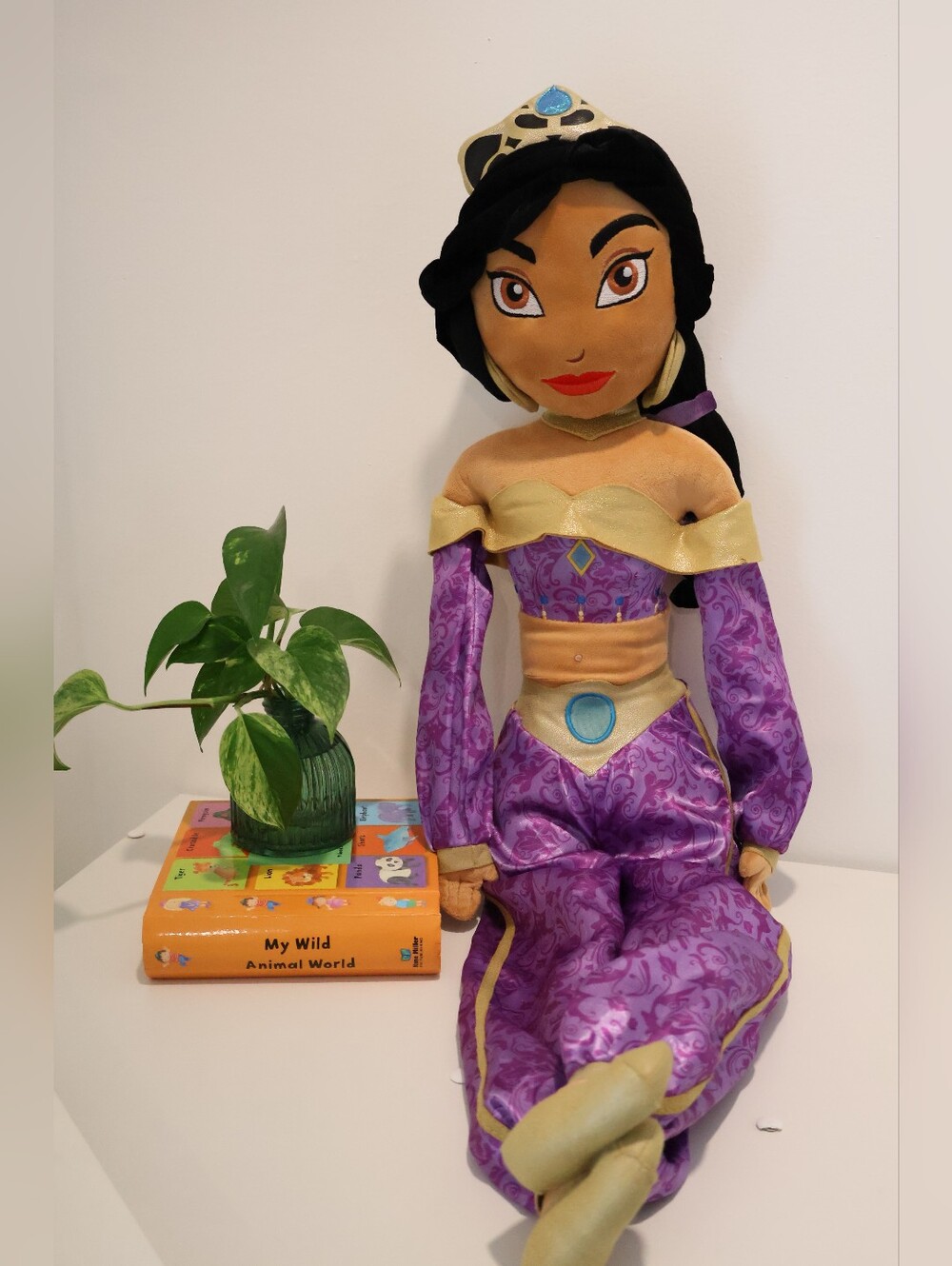 2004-8 Disney Aladdin's Prince Jasmine My Size 3FT Hoop Retail Store Plush